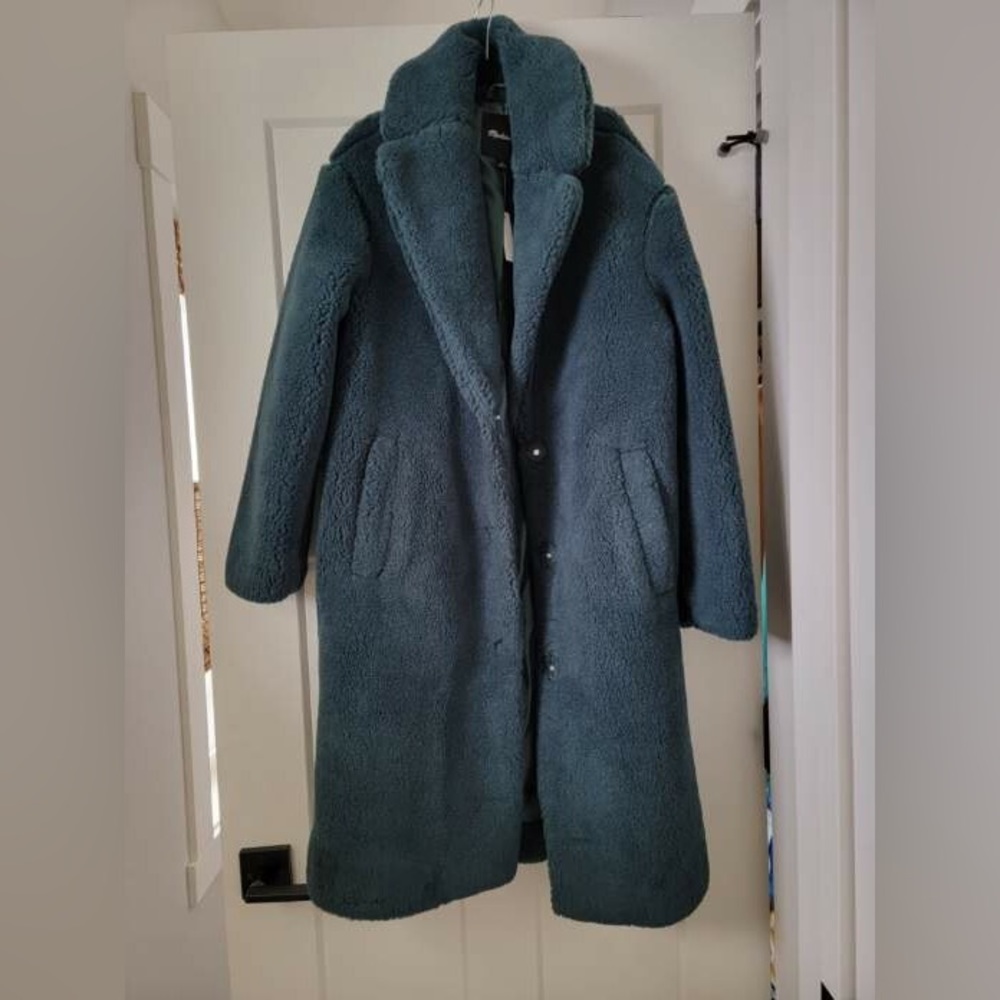 Madewell Sherpa Teddy Coat NWT